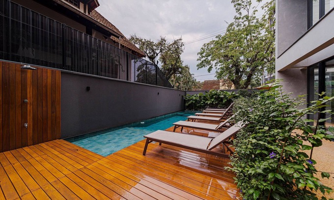 Anita Garibaldi Apartment | Studio Morse para até 3 pessoas Central