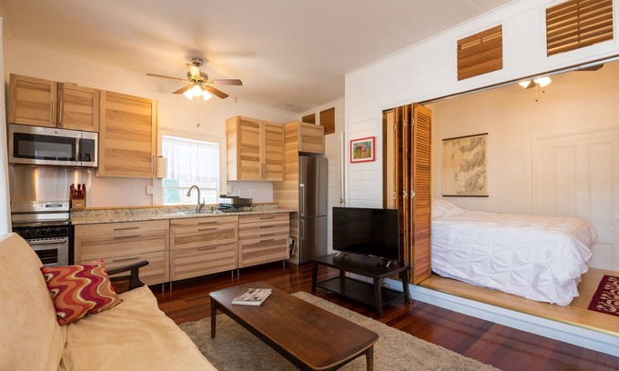 Historic Seaport Apartment | Studio overlooking historic Key West waterfront.