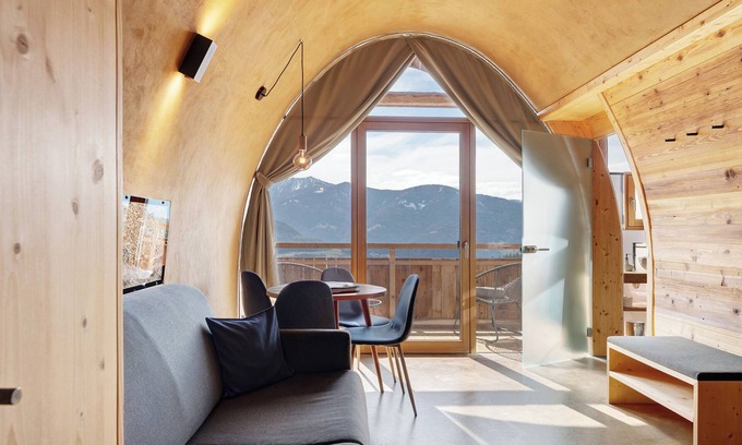 Velturno Apartment | Studio 'Pavilion Water' with Mountain View, Shared Terrace and Wi-Fi