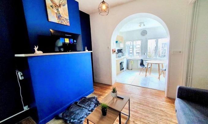 Boulogne-sur-Mer Apartment | Studio Rénové/wifi/équipé Nausicaa/plage/port