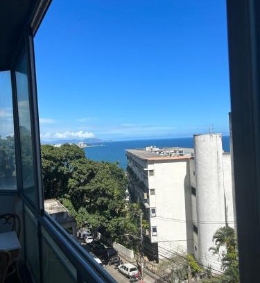 Vidigal Apartment | Studio Red Vidigal com Varanda, Vista Mar e Hidromassagem