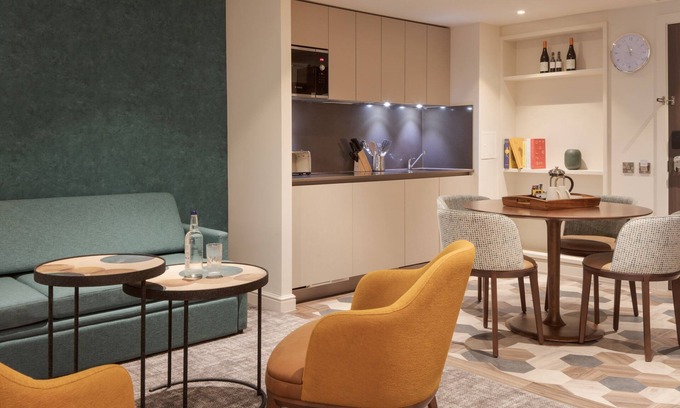 Heathrow Villages Apartment | Studio Suite Close to London Heathrow | Business Centre On-Site + Free Wi-Fi