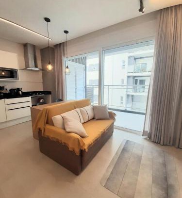 Centro Apartment | Studio Xavante 308A - novo, confortável, com garagem coberta e portaria 24h