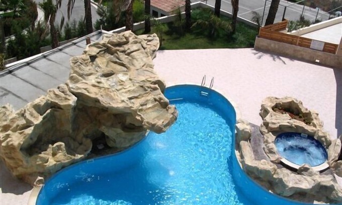 Oroklini Apartment | Stunning 2 bedroom luxury apartment, fantastic views, amazing pool and gardens