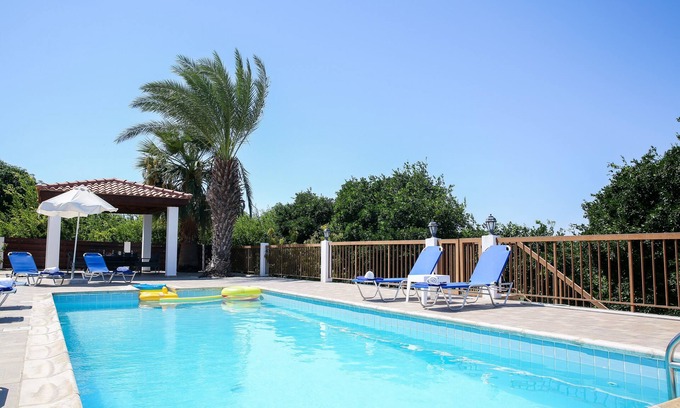 Agios Georgios Pegeias Villa | Stunning 4 Bedroom Villa -Private Pool - Sea View