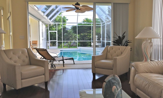 Golden Beach House | Stunning 5 Star Luxury Vacation Home, Private Golden Beach and Heated Pool