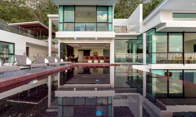 Cherngtalay Villa | Stunning 7 bedroom pool villa, amazing sea views