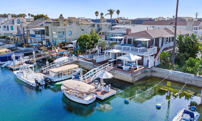 West Newport House | Stunning Bayfront Home w/Epic Dock on Peninsula!