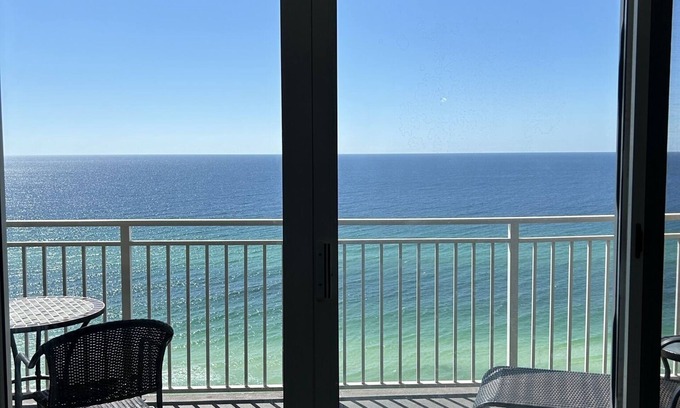 Open Sands Condo | Stunning beachfront condo. Enjoy amazing sunsets. Beach Chair Service Mar-Oct
