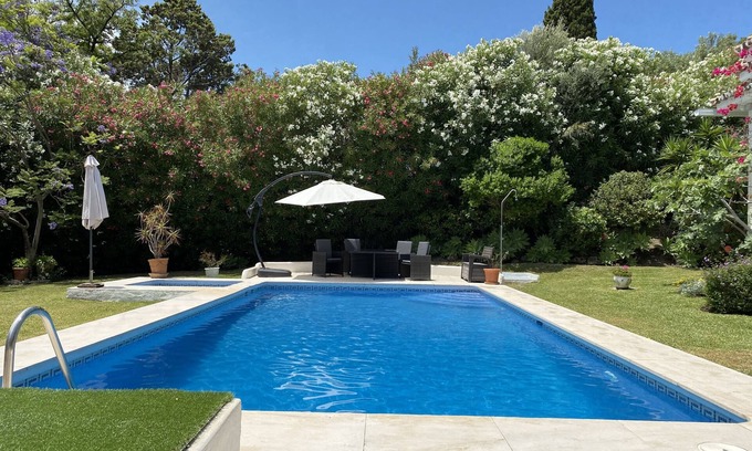 New Golden Mile Villa | Stunning Bungalow Villa With a Large Private Pool and Gardens