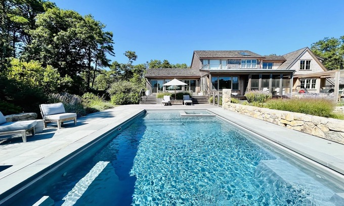 Edgartown Other | Stunning compound steps to Katama Bay, heated pool, dock & amenities