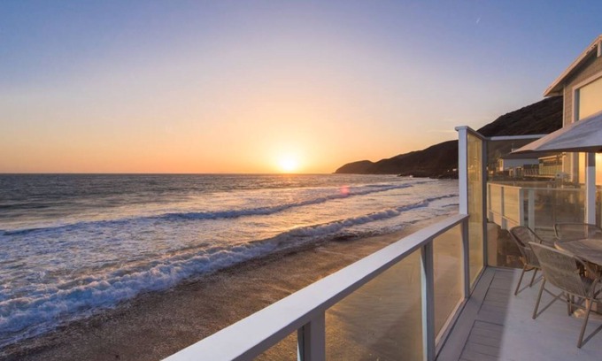 California Other | Stunning Contemporary Home on Private Beach
