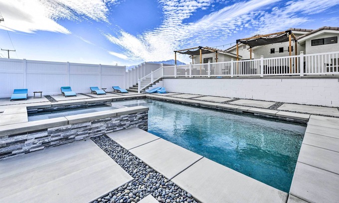 Desert Hot Springs House | Stunning Desert Retreat w/ Backyard Oasis!