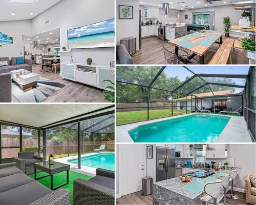 Seffner Community Alliance House | Stunning Heated Pool House Close to Tampa