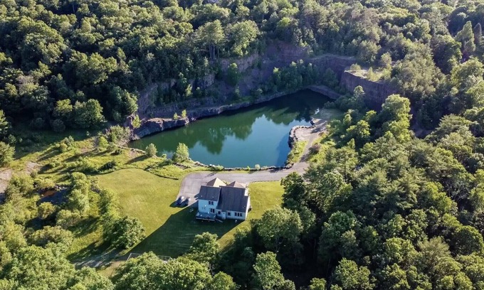 Cresco House | Stunning Home on14acres. Private Lake&beach, 4BR(private baths). Near Mt Pocono
