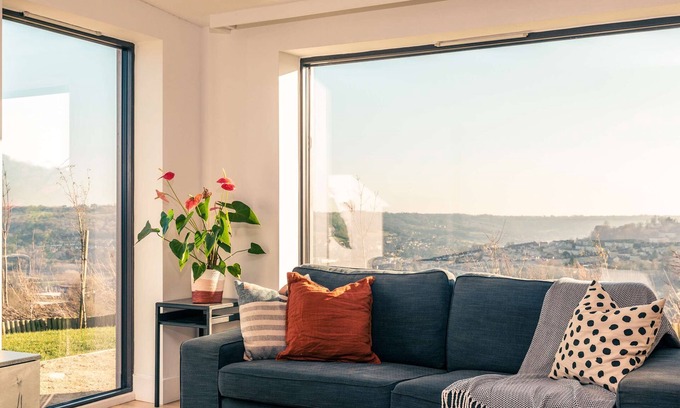 Bath House | Stunning Home with Garden & Panoramic Views