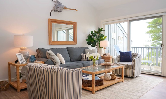 Glen Arbor Condo | Stunning Homestead Beachfront Condo - Epic Sunsets Over Sleeping Bear Bay