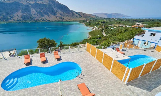 Kavallos Villa | Stunning Lake Kournas Retreat★ 2 New Private Pool!
