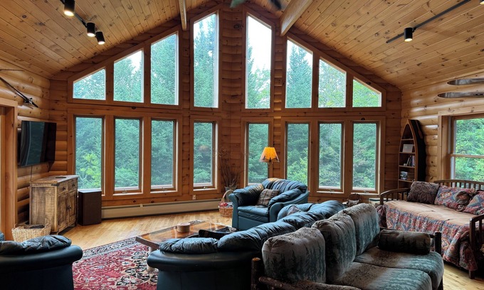 Indian Lake House | Stunning lake view 5 bedroom house in the Adirondacks