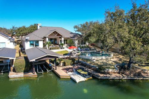 Horseshoe Bay West House | Stunning Lakefront Retreat Pool Boat Lift Spectacular Views