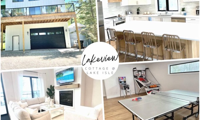 Silver Sands Cottage | Stunning Lakeview Cottage at Lake Ilse * Games Room * 5 mins to Seba - Sleeps 15