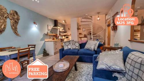 Prestwich House | Stunning Luxury Vintage Duplex with Parking