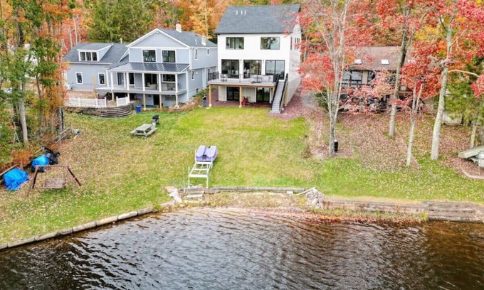 Penn Lake Park House | Stunning Newly Built Lakefront Home!