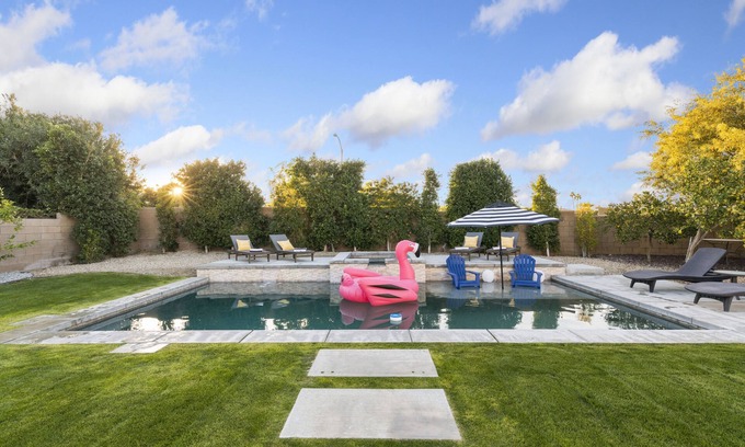 Bermuda Dunes House | Stunning Oasis w/Resort Style Pool, Patio & Game Room
