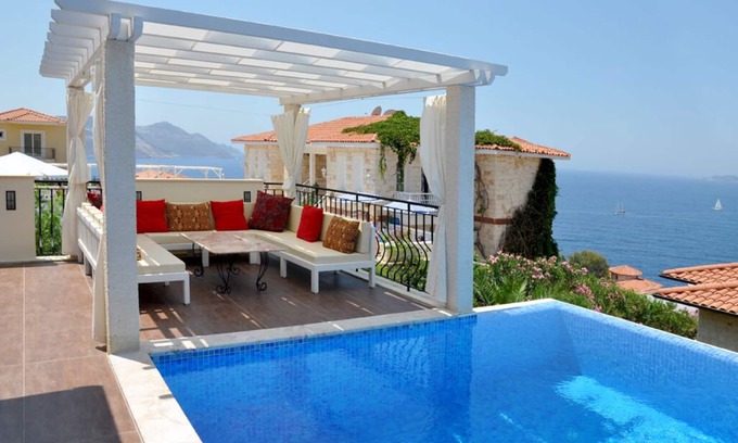 Kas Villa | Stunning Panoramic Villa with fantastic sunset view