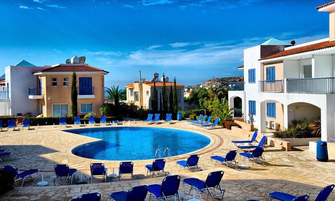 Peyia Town Apartment | Stunning Penthouse With Sea Views, Large Rooftop Terrace And Swimming Pool.