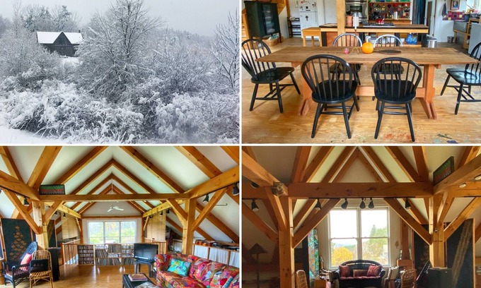 Shaftsbury House | Stunning Post and Beam Art Studio/House