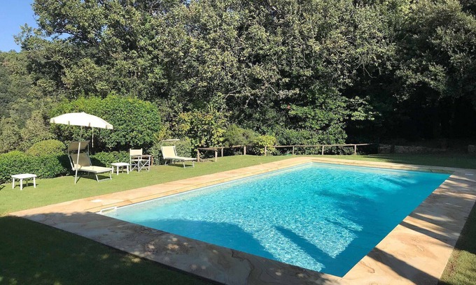 Vicopelago Villa | Stunning private villa with pool, WIFI, TV, patio, panoramic view and parking, close to Lucca
