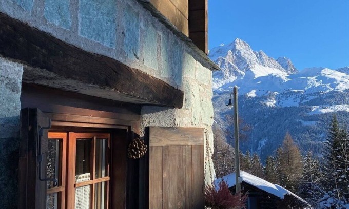 Riom-Parsonz House | Stunning private villa for 8 guests with WIFI, TV, patio, panoramic view and parking