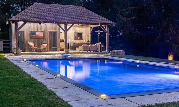 Morris House | Stunning renovated horse farm with pool, hot tub, and 6 bedrooms.