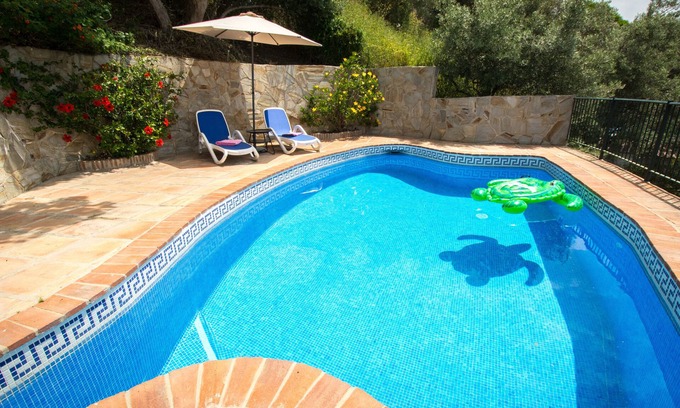 Frigiliana Villa | Stunning Rural Apartment With Private Pool, full AC and Panoramic Sea View