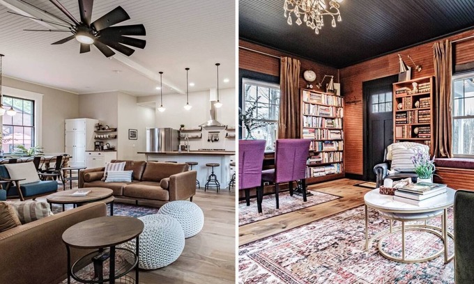 Bridgton House | Stunning Schoolhouse & Library*Barn Game Room*2 Hot Tubs*Minutes to Lakes