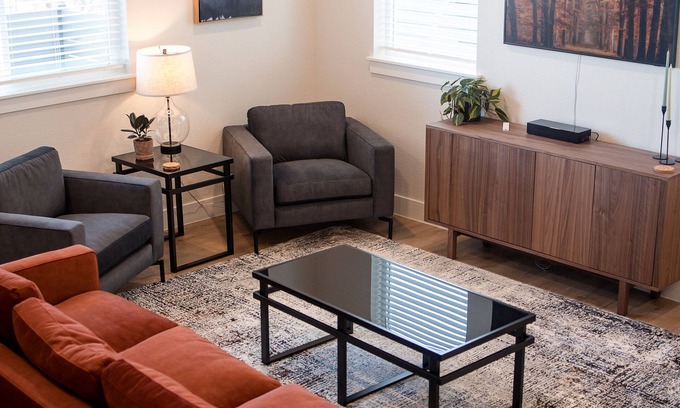 Greeley House | Stunning Townhouse with garage! Central, Cozy, Close to Parks