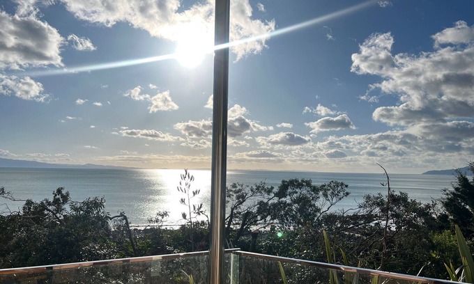 Waiomu House | Stunning view, gorgeous interior, unique outdoor comforts.