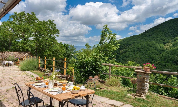 Borgo San Lorenzo Villa | Stunning villa with private pool, WIFI, TV, panoramic view and parking, close to Florence