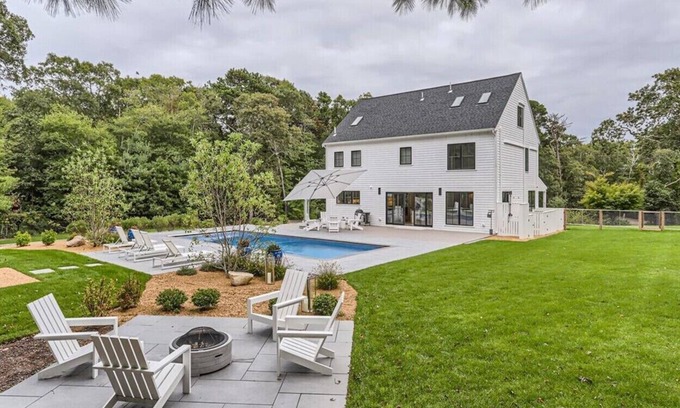 Tisbury Cottage | Stunning Vineyard Haven Retreat with Pool, Guest House & Prime Location