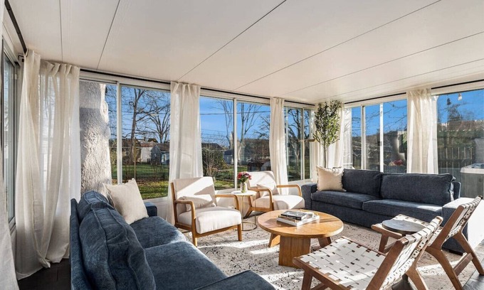 Prairie Village House | Stunning w/King Beds, Hot Tub, Sauna, By PV Shops