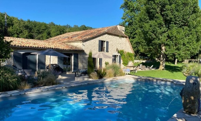 Pomport House | STUNNING WATER MILL, with pool, river, near Bergerac
