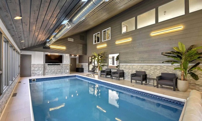 Willoughby Hills House | Stupendous Home Retreat with Indoor Pool & Outdoor Hot Tub, Sauna, In the Woods