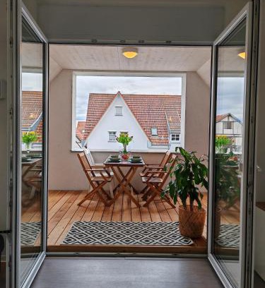 Bietigheim-Bissingen Apartment | Stylische DG-Wohnung, Kinder willkommen