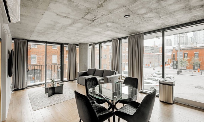 Pointe-Saint-Charles Condo | Stylish 2BR Apartment in Griffintown - Modern, Bright & Central
