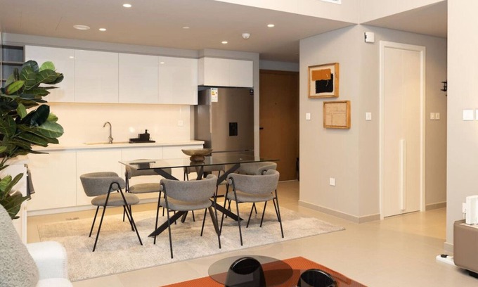 Za'abeel 2 Apartment | Stylish 2BR Apt with pool view of Burj Khalifa - Downtown Views