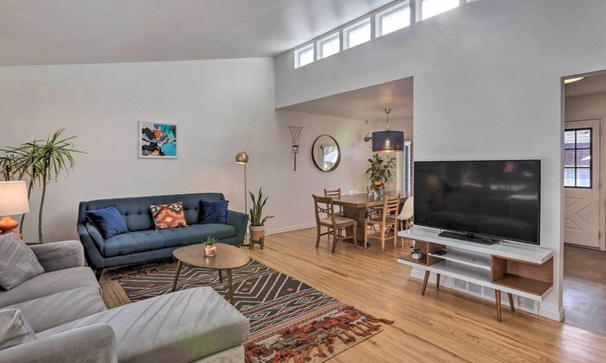 Allendale Area House | Stylish Arvada Getaway w/ Game Room + Yard!