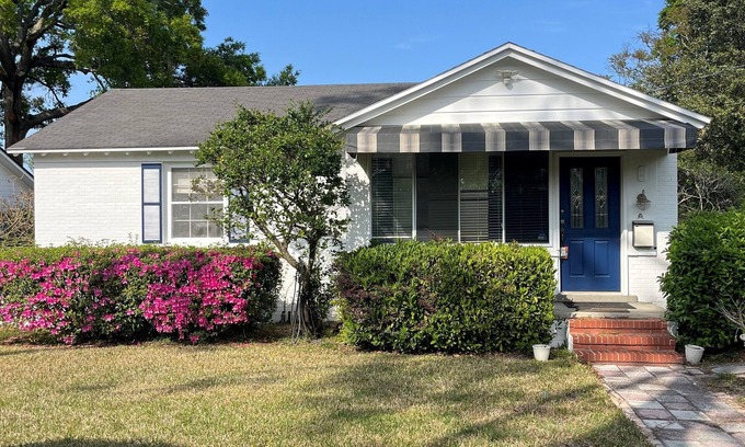 Miramar House | Stylish Brick Bungalow 2-Bedroom Home in Historic San Marco Neighborhood