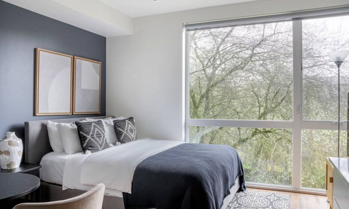 Minor Apartment | Stylish Capitol Hill Studio w/Patio & W/D, Walkable Area, by Blueground