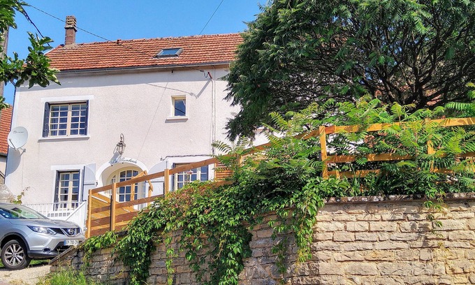 Frolois House | Stylish elevated village house with stunning countryside views.